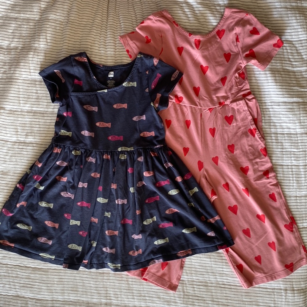 Tea Collection Dress and Jumpsuit Bundle
